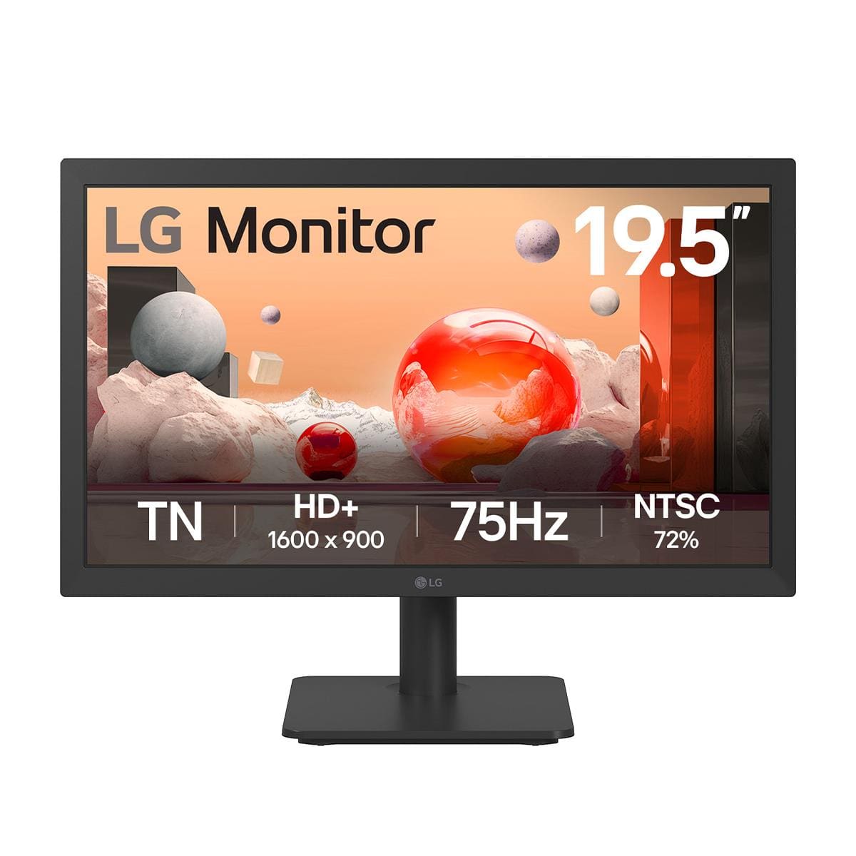 Monitor 20” HD+ LG 20U401A-B 75Hz 2ms HDMI VGA Preto