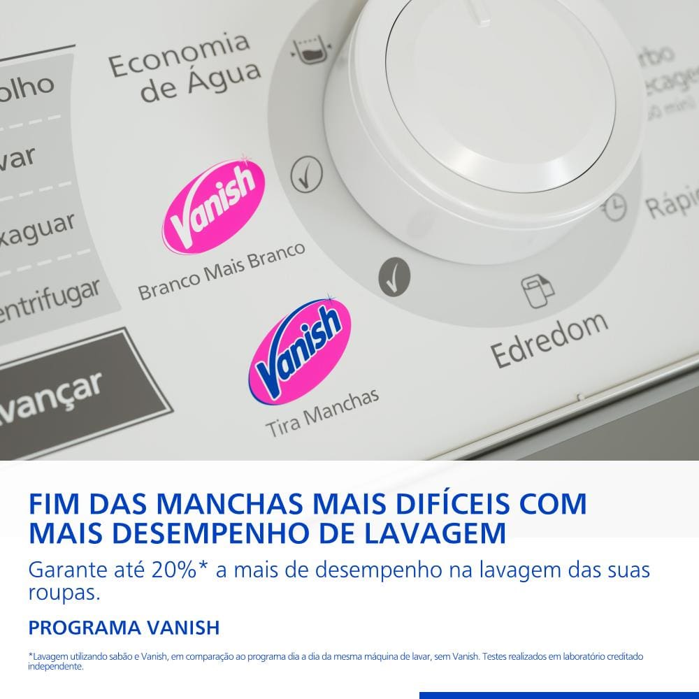 Lavadora Panasonic 15kg F150WA Top Load | Casas Bahia