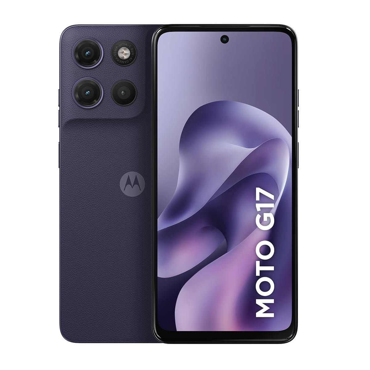 Smartphone Motorola G17 Tela 6,7” 128GB 4G Câmera 50MP Roxo