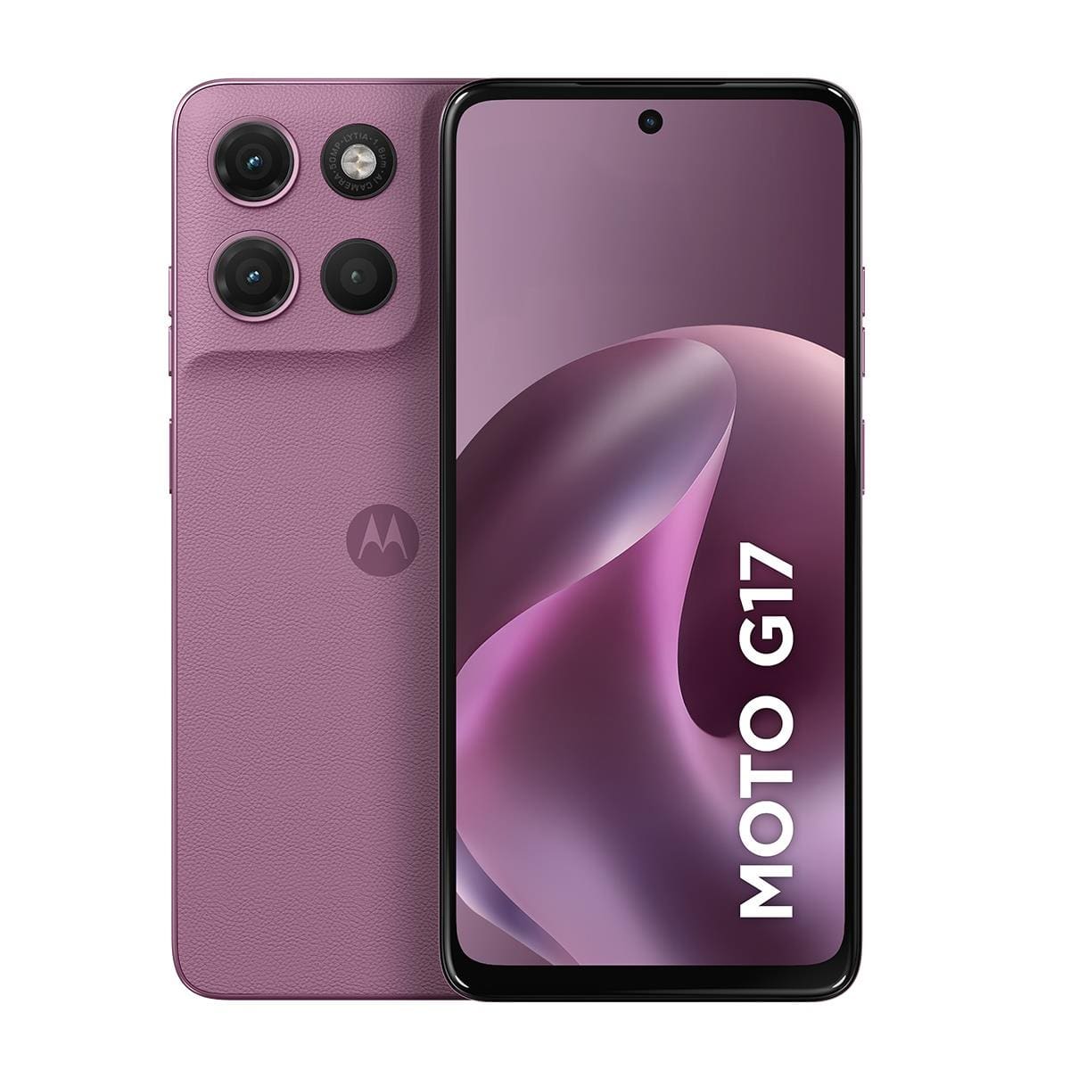 Smartphone Motorola G17 Tela 6,7” 256GB 4G Câmera 50MP Rosa Quartzo