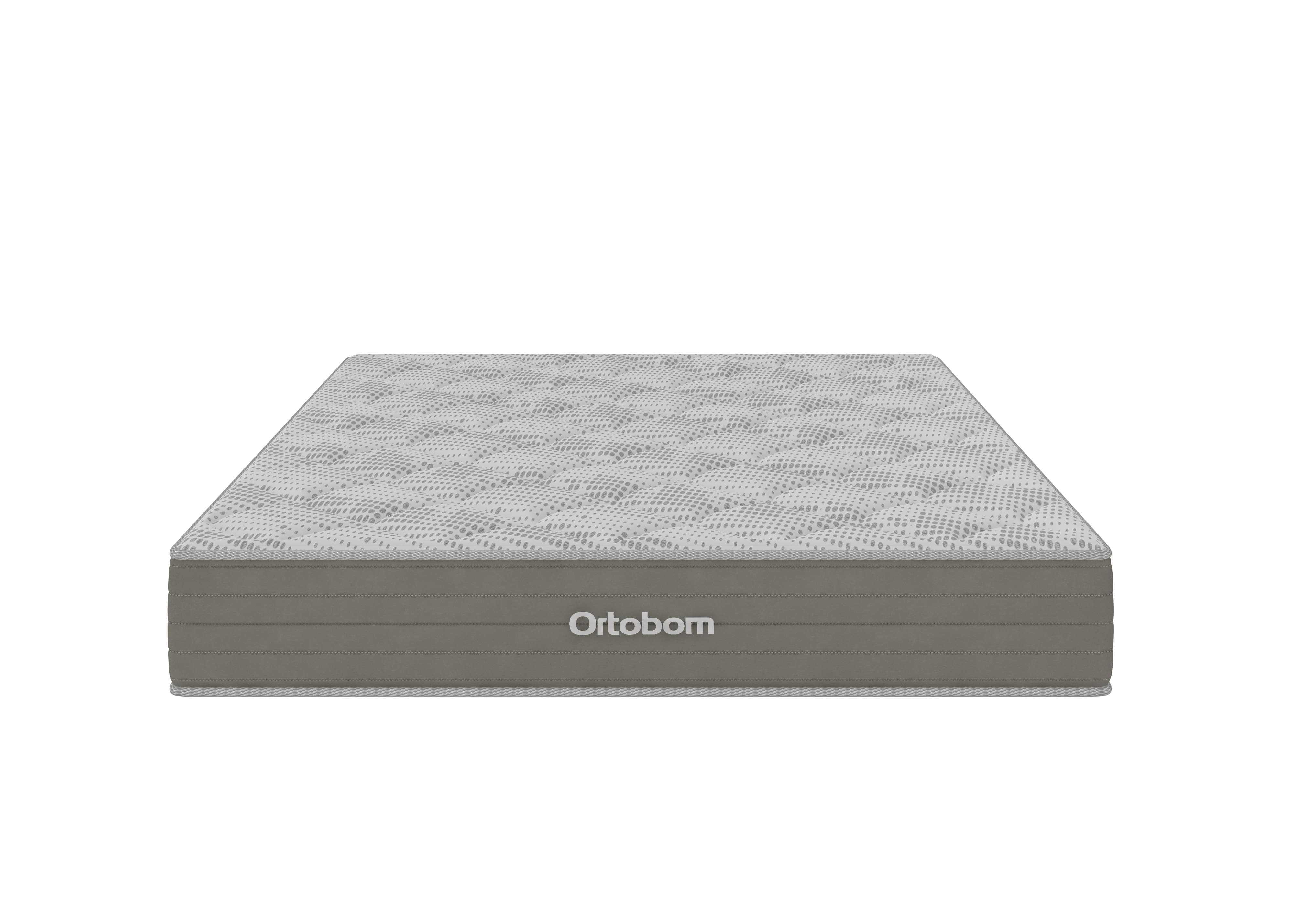 Colchão Ortobom Elite Queen 158x198 Mola Pocket Ensacada Ortopillow Antialérgico Branco/Cinza
