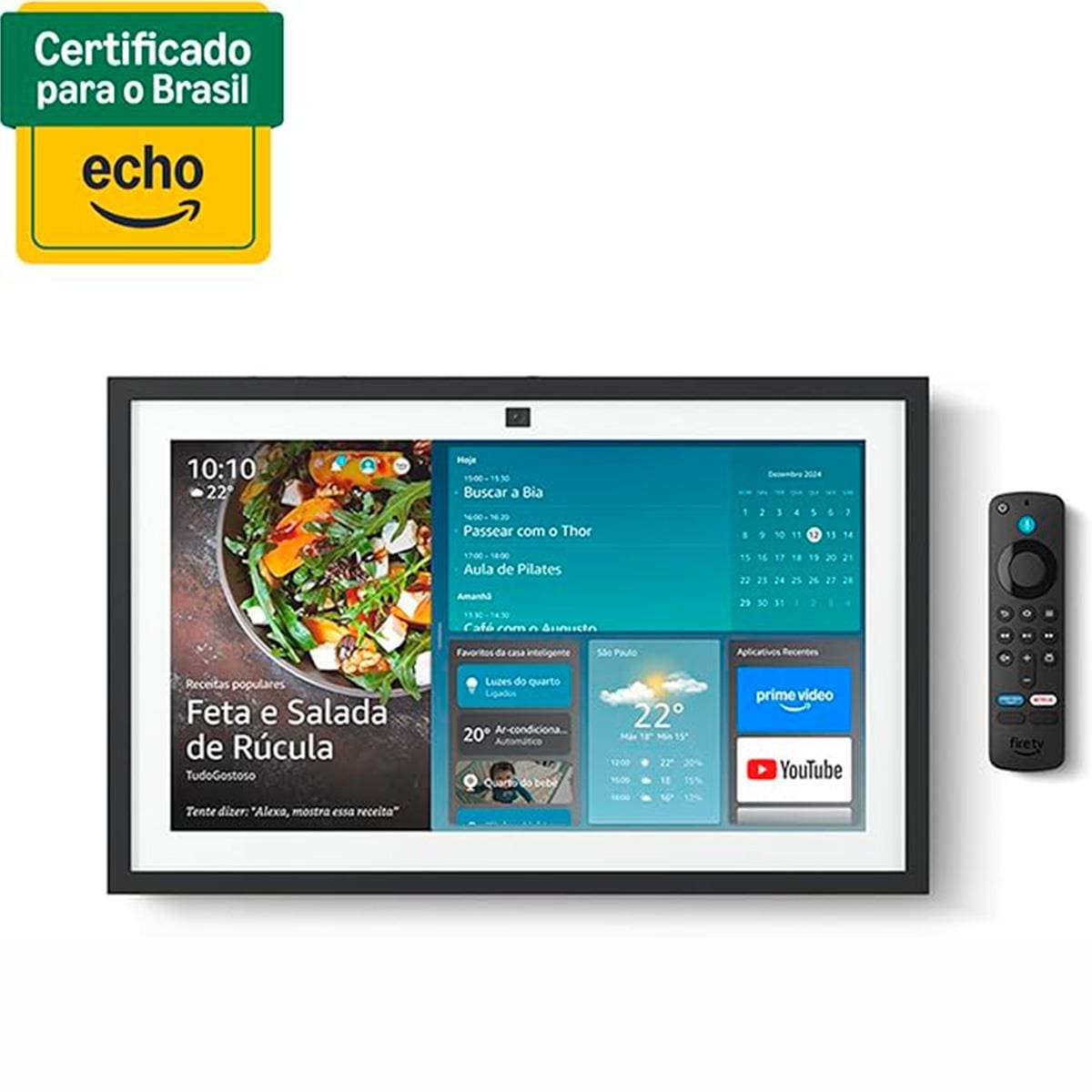 Echo Show 15 Amazon Alexa Smart | Casas Bahia