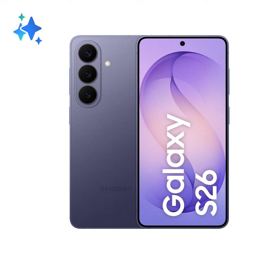 Smartphone Samsung Galaxy S26 5G Tela 6.3" 256GB Câmera 50MP  - Violeta