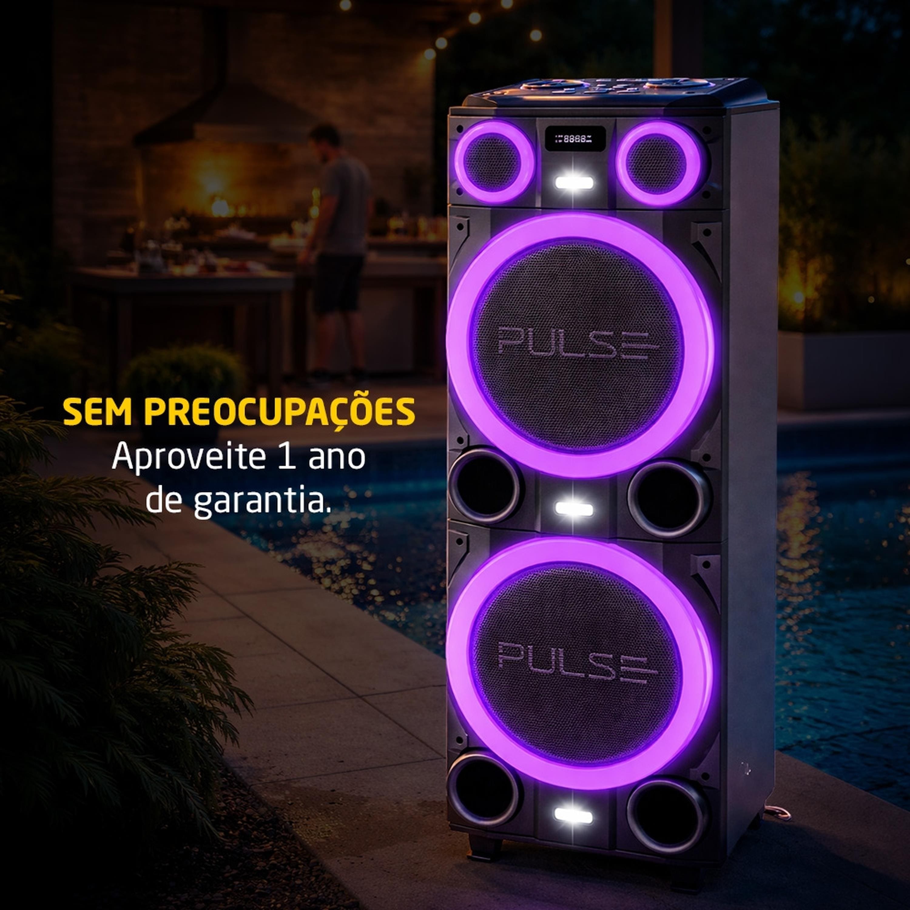 Torre de Som Pulse SP518 2000W RMS | Casas Bahia