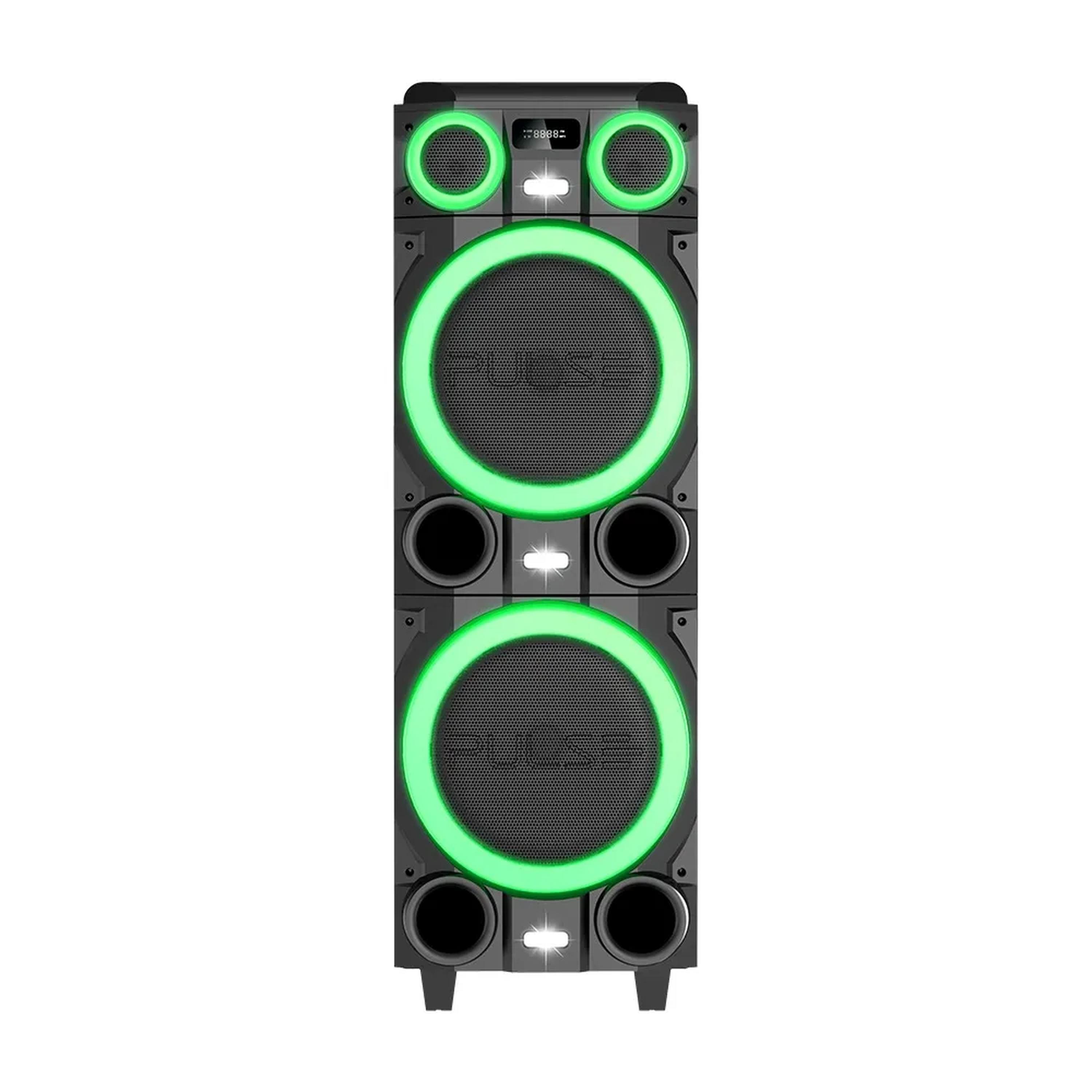 Torre de Som Pulse SP518 2000W RMS Bluetooth TWS LED Duplo Bivolt