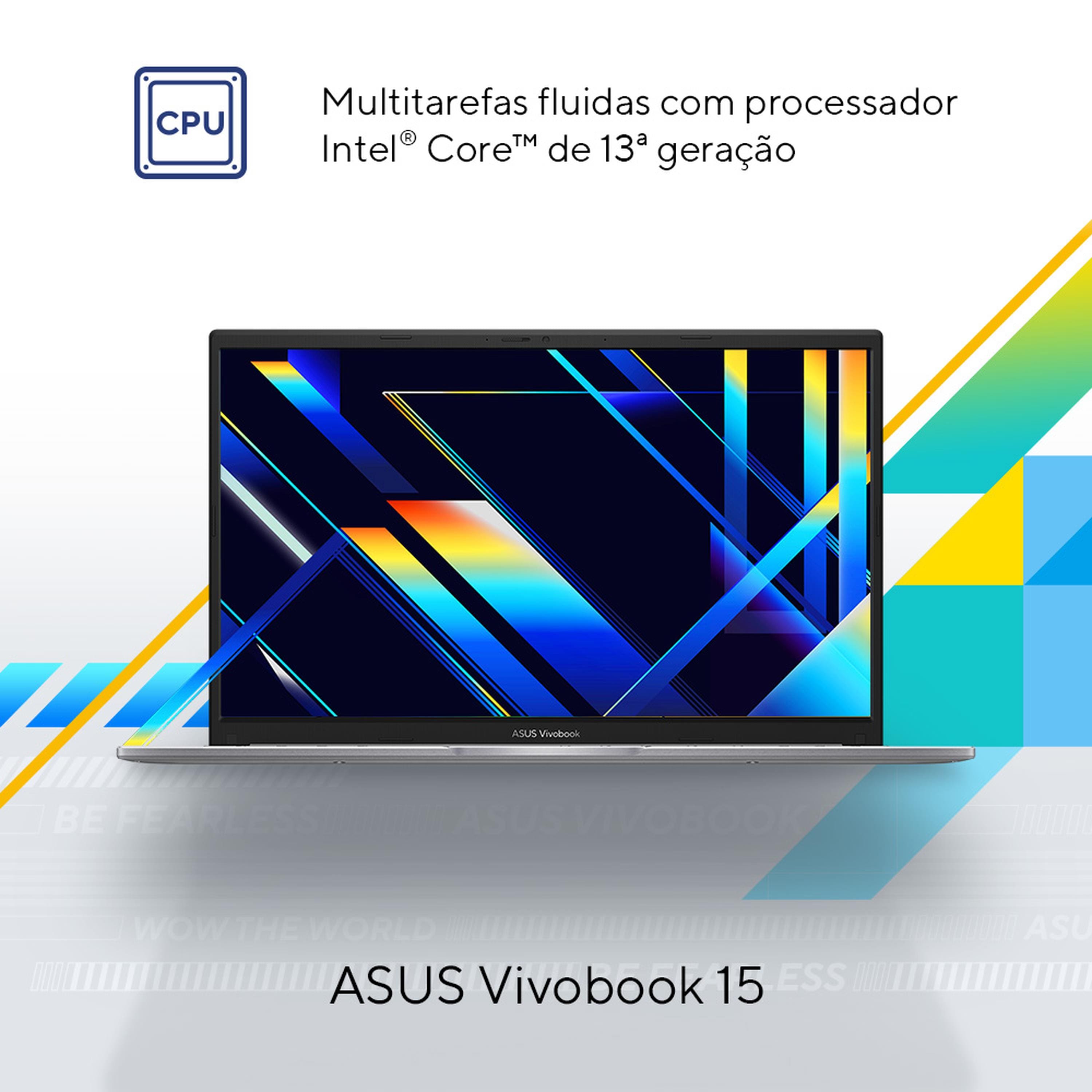 Notebook ASUS Vivobook 15 Core i5 | Casas Bahia