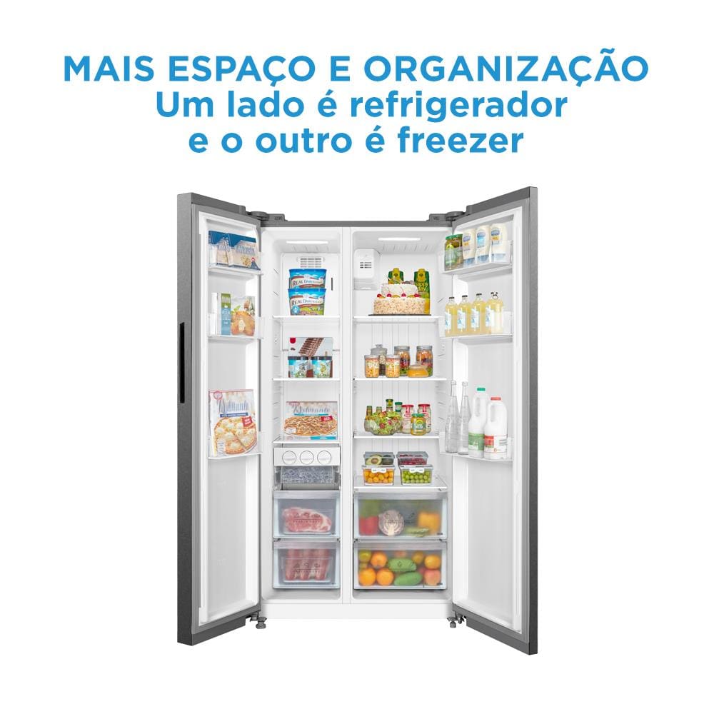 Geladeira Fost Free Side by Side | Casas Bahia