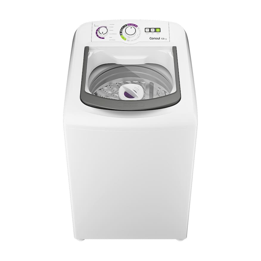 Máquina de Lavar Consul CWH13AB 13kg Dosagem Econômica Ciclo Praia Ciclo Edredom Branca - 110V