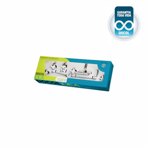 Kit De Acessórios Para Banheiro 5 Peças Idea Cromado Docol é boa?
