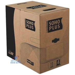 Caixa de Cabo Utp Cat 5E Para Rede - Furukawa Soho Plus - Homologado - 305 Metros - Cmx - Branco