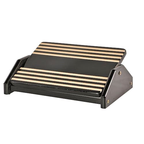 imagem-Apoio Para os Pés Ergonômico Madeira Black Piano - Souza 1022027