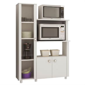 Balcão Forno e Microondas Tecno Mobili BL-3304 Branco