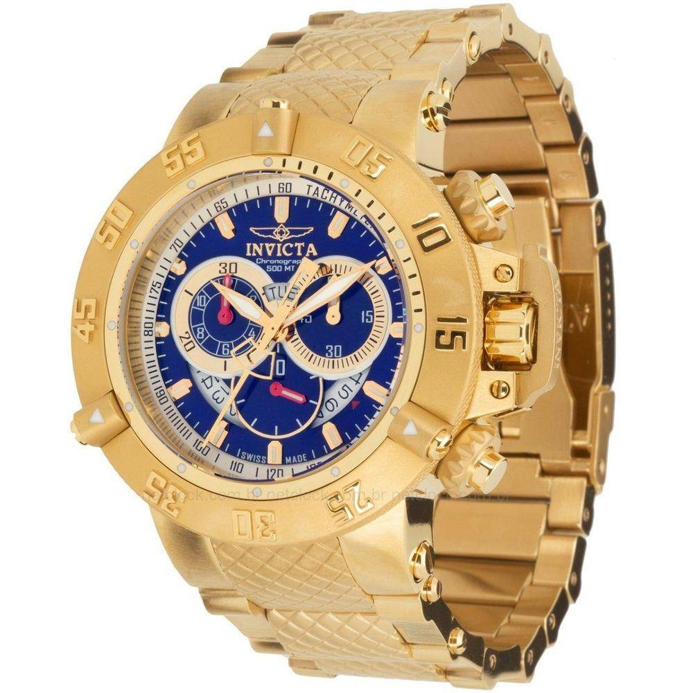 relógio invicta subaqua azul