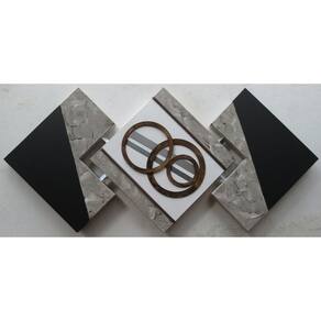 Quadro Abstrato Decorativo - 57x120 cm