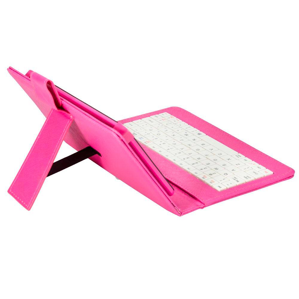 Tablet DL Office Tab Rosa com Capa | Casas Bahia