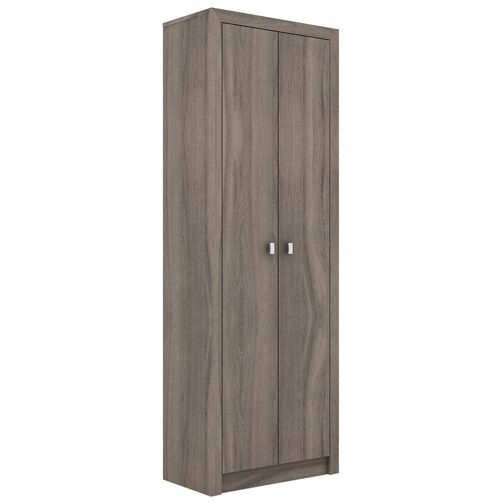 Armário Alto Tecno Mobili com 4 Prateleiras e 2 Portas - Carvalho