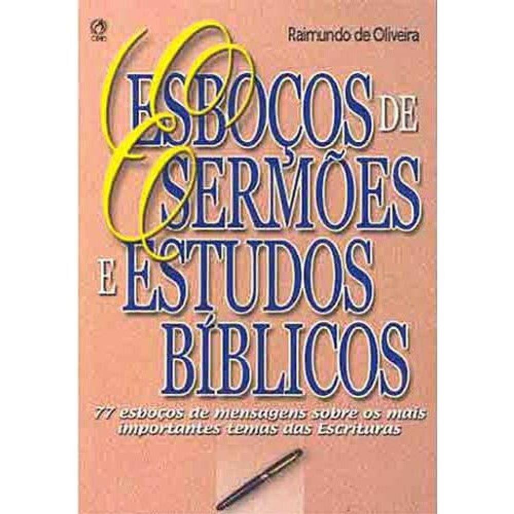 Esboco Sermoes Estudos Biblicos Cpad | Casas Bahia