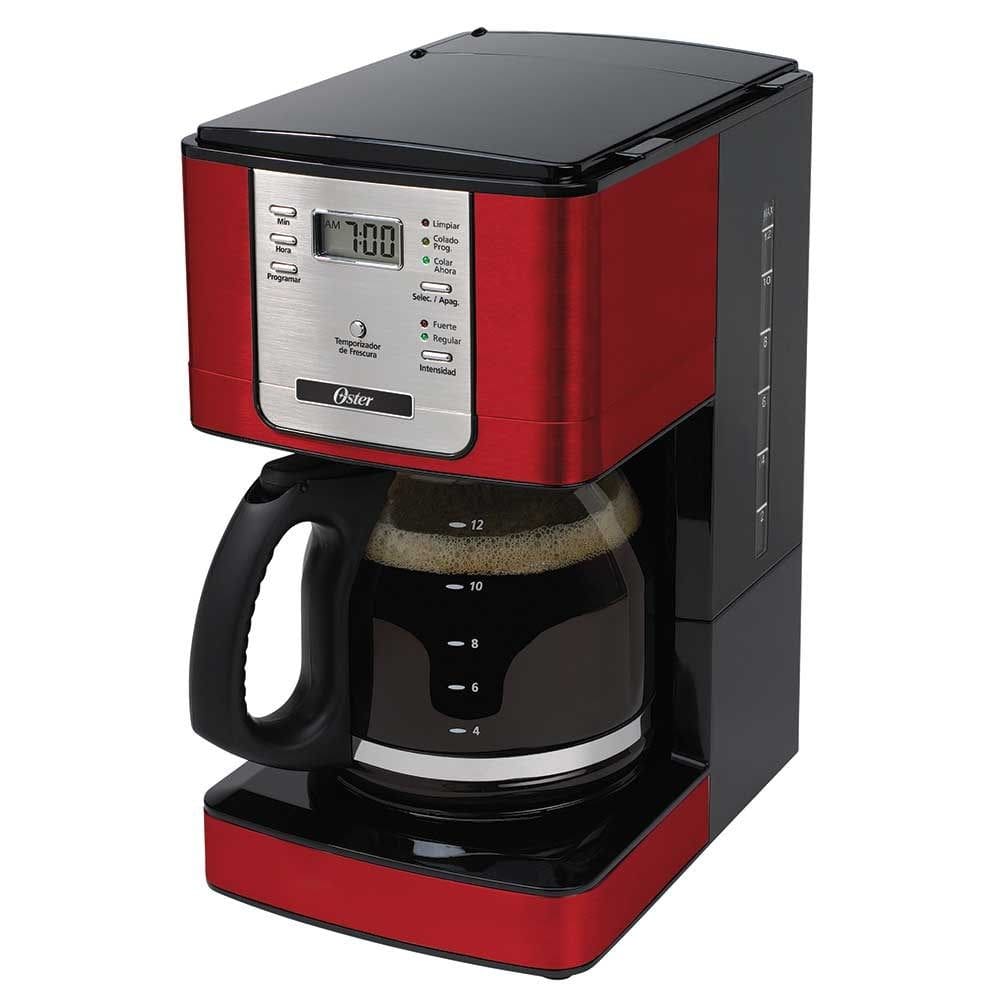 Cafeteira Eletrica Programável 127V Vermelha Oster