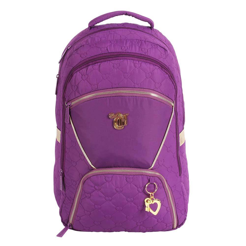 Mochila capricho roxa | Casas Bahia