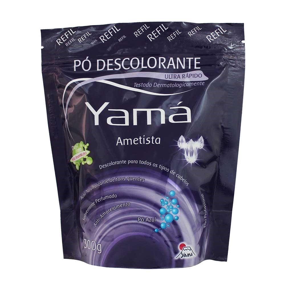 Pó Descolorante Refil Ultra Rápido Dust Free Ametista Pó Azul -Yamá