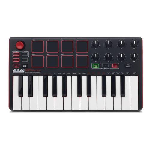 imagem-Teclado Controlador Akai MPK Mini MKII