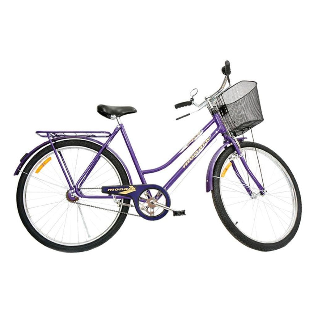 Bicicleta Monark Tropical Fi Aro 26 Rígida 1 Marcha - Roxo