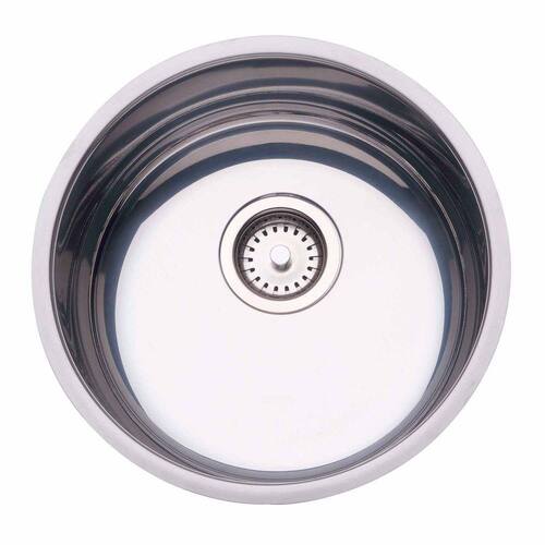 Cuba de Embutir para Cozinha Tramontina Redonda 30 BL Válvula de 3.1/2 Inox Menor preço em Cuba de Embutir para Cozinha Tramontina Redonda 30 BL Válvula de 3.1/2 Inox