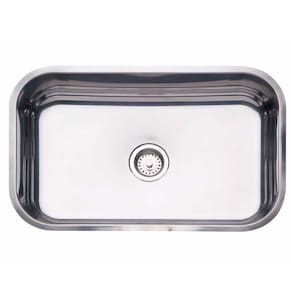 Cuba de Embutir para Cozinha Tramontina Retangular 47 BL Válvula de 3.1/2 Inox