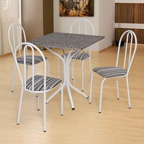 Conjunto de Mesa - 4 Cadeiras Thais- Artefamol