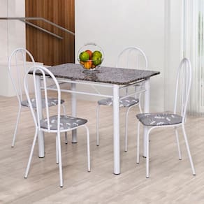 Conjunto de Mesa - 4 Cadeiras Monique Artefamol