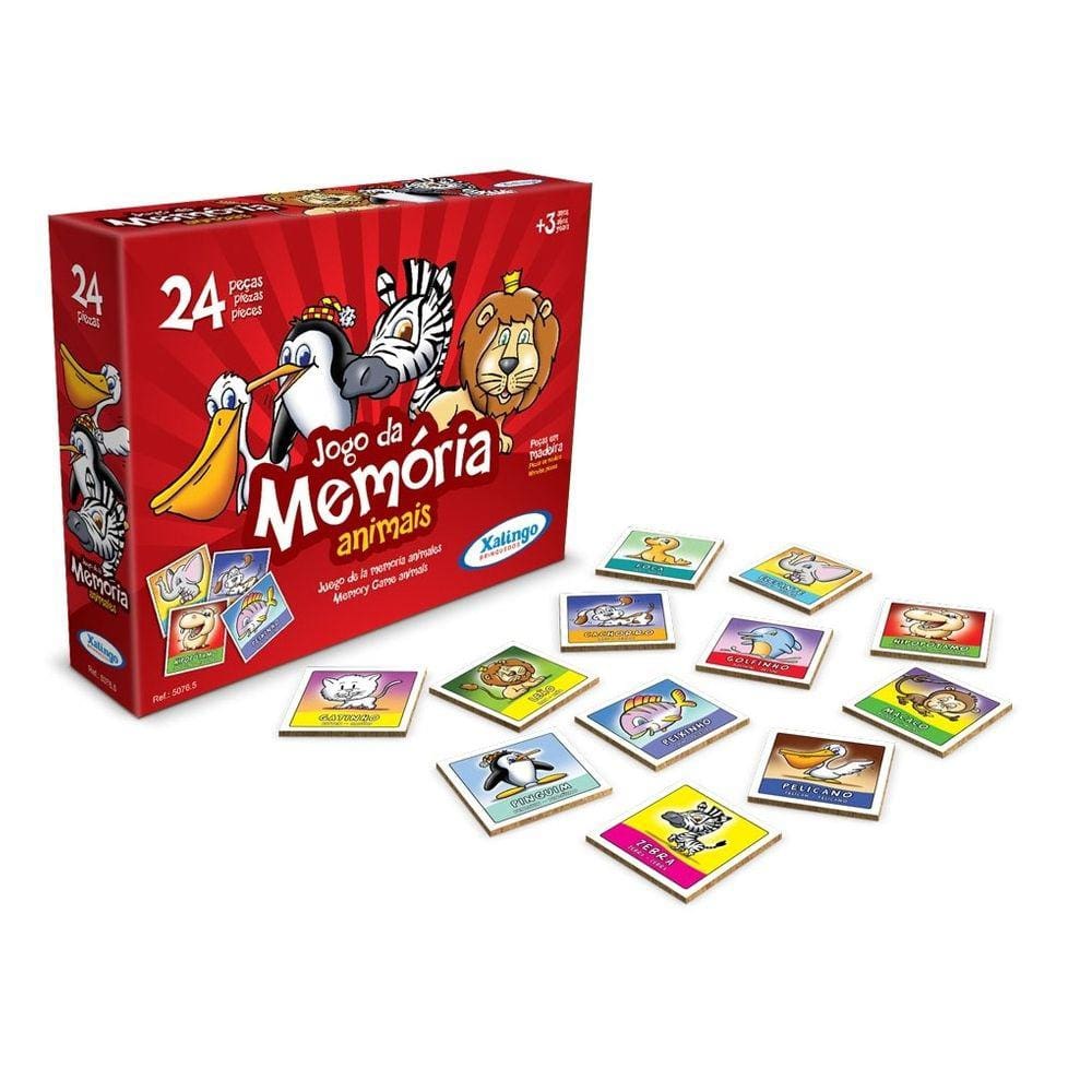 Jogo da Memória de Animais