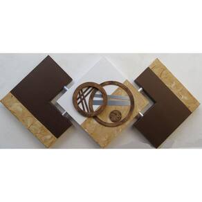 Quadro Abstrato Decorativo - 57x120cm