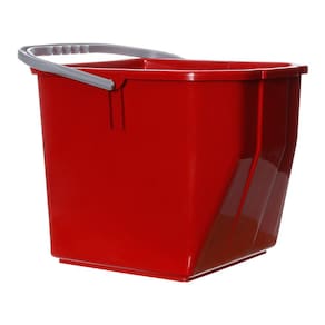 Balde de Plástico Vermelho com Capacidade para 25 Litros TTS