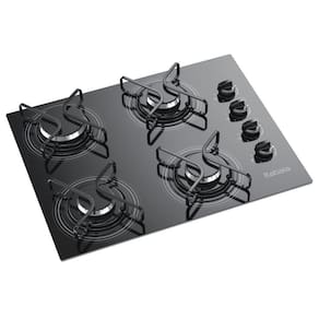 Cooktop Itatiaia 4 Bocas Vidro Preto Chama Rápida