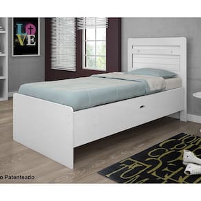 Cama Baú 0,88 Framar Larissa - Framar Móveis