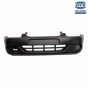Parachoque Dianteiro Preto Liso Sem Furo Para Farol De Milha: Corsa 1999 Até 2002 - Corsa Classic 2000 Até 2008