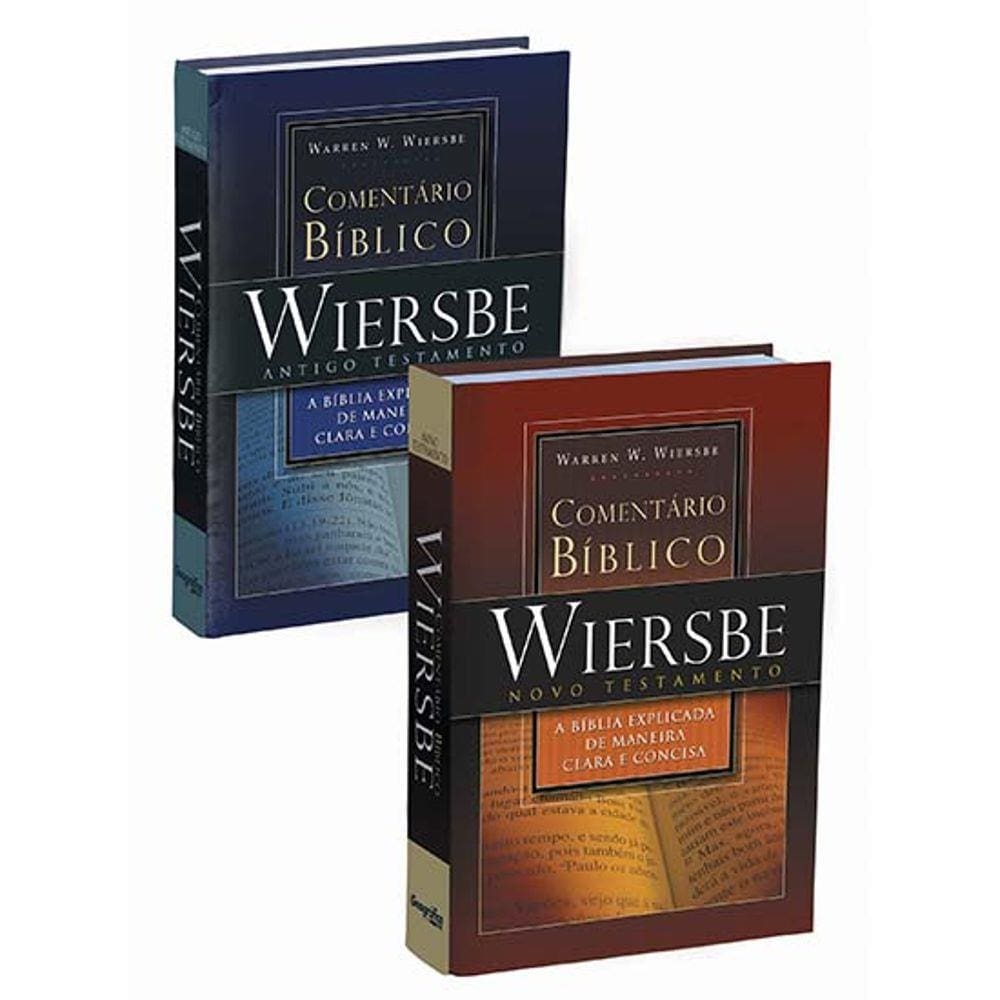 Livro Comentário Bíblico Expositivo - 2 Volumes - Warren W. Wiersbe*