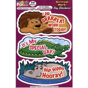 Grrrreat Work Today ! Big Stickers