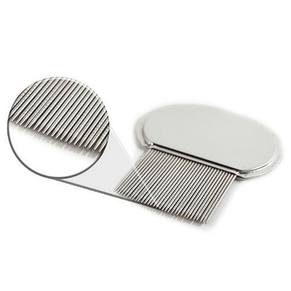 Pente Fino Extrator De Piolhos E Lêndeas Em Aço Inox