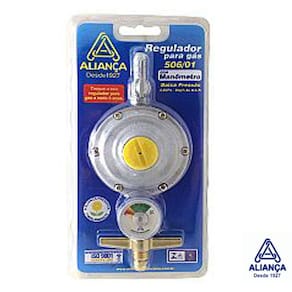 Regulador de Gás 506/01 com Manômetro - Aliança