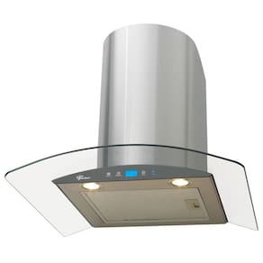 Coifa de Parede Talent Touch 60cm Vidro Digital Fischer Inox