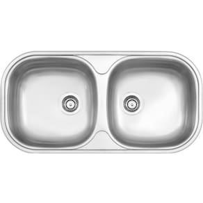Cuba Dupla Retangular Hor Aco Inox 78X40Ac - 94032107 - Tramontina Teec
