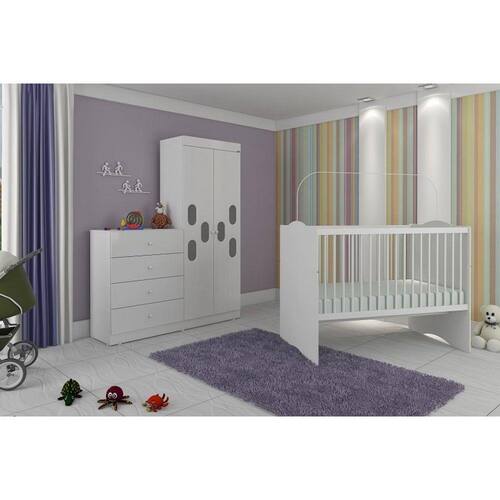 Quarto Infantil Completo Meu Bebê Branco 100% MDF Móveis Canaã é boa?
