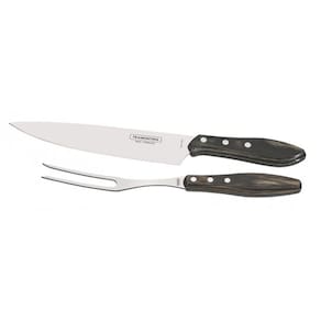Jogo Churrasco Inox 2Pc Polywood - 21198960 - Tramontina Cutelaria