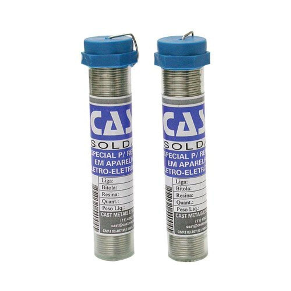 Solda Tubo 63X34 25G AZUL Solda CAST
