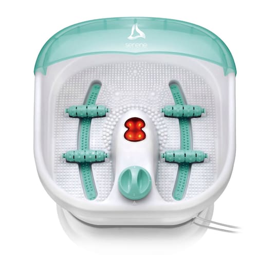 imagem-Hidromassageador Para Pés Multilaser Serene Foot Spa – Branco/Verde - 110v