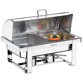 Chafing Dish Brinox Savoy com 1 Cuba 1099/201 - 4 Peças