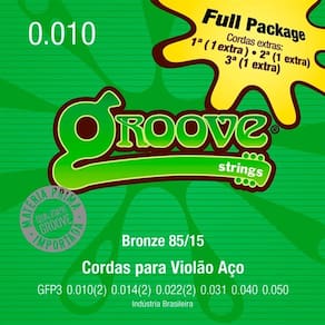 Corda Violão Full Package 010 GFP3 Groove