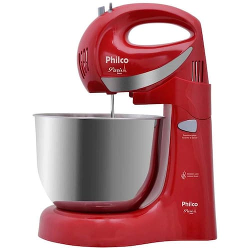 Batedeira Philco Paris Inox com 4 Velocidades e 350W - Vermelha é boa?