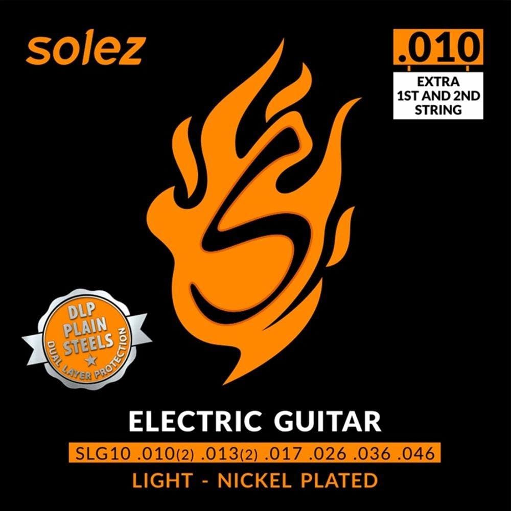 Encordoamento Guitarra DLP Calibre 0.010 SLG10 Solez